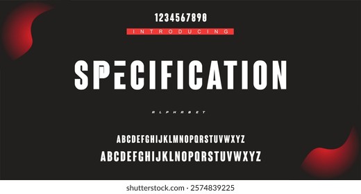 Fantastic is Modern Bold Font. Regular Italic Number Typography urban style alphabet fonts for fashion, sport, technology, digital, movie, logo design, vector illustration