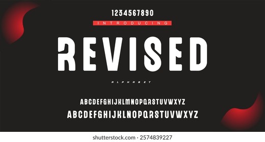 Fantastic is Modern Bold Font. Regular Italic Number Typography urban style alphabet fonts for fashion, sport, technology, digital, movie, logo design, vector illustration