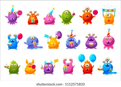 Fantastic Monsters With Birthday Party Objects