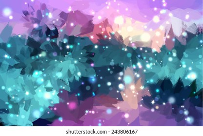 Fantastic pattern vector background