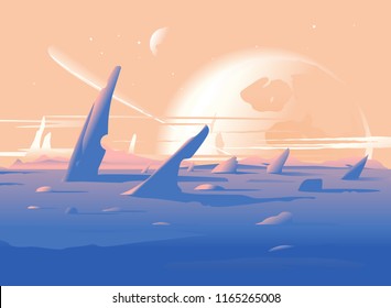 Fantastic Planet Surface Landscape