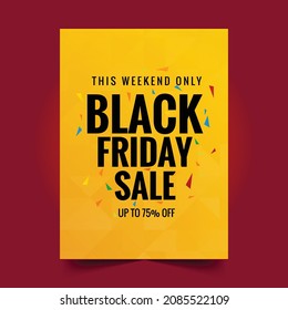 Fantastic Poster For Black Friday Background