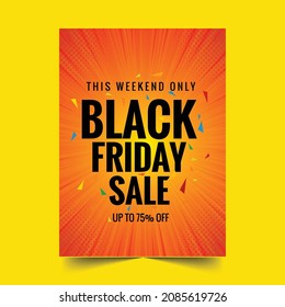 Fantastic Poster For Black Friday Background