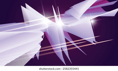 Fantastic purple wallpaper. A beautiful illustration for corporate designs, blogs, postcards, posters and your other projects. Vector. 
