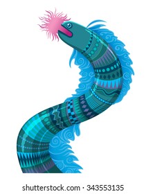 fantastic sea serpent or ocean dragon - sea fantastic animal