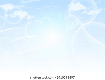 Fantastic sky abstract image background