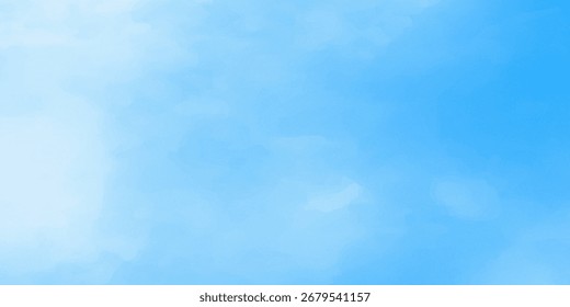 Fantásticas nuvens brancas macias contra o céu azul. Vetor de foto.eps 10 na moda