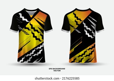 Fantastic Sports jersey design vector with geometric elements adn wavy shapes