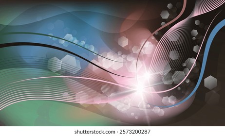 Fantastic spotted wallpaper with blur effect. An excellent background for advertising, posters, postcards, business cards, corporate attributes and your other projects. Vector.