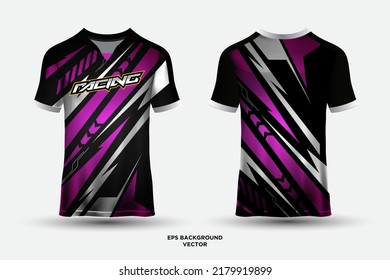 Fantastic and trendy jersey design suitable for sports, racing, soccer and e sports vector