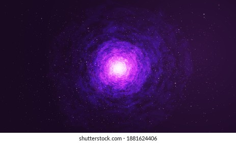 Fantastic Ultra Violet  milky way on Space background,Universe and Galaxy concept design Vector.