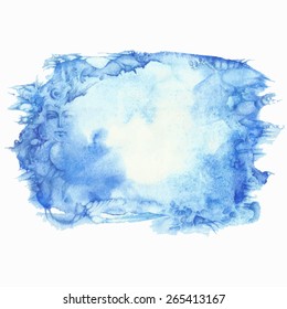fantastic watercolor illustration, mystical vector background