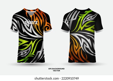 Fantastic Wavy jersey design suitable for sports, racing, soccer, gaming and e sports vector