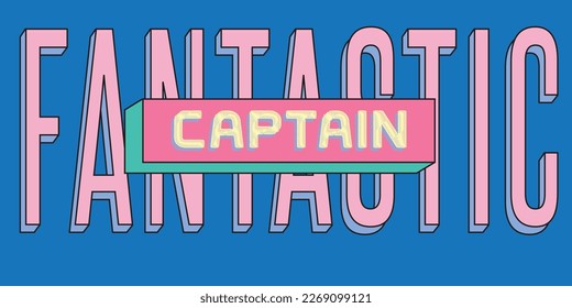 texto de palabras fantástico para diseño de tipografía.