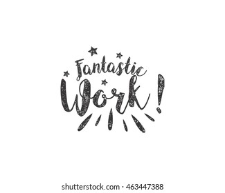 fantastic work alphabet typography font text image vector icon 2