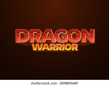 fantasy 3d golden red dragon warrior