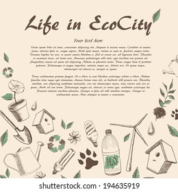 fantasy about eco-friendly city