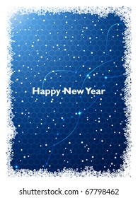 Fantasy abstract Happy New Year background