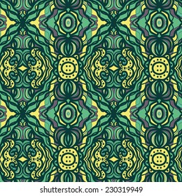Fantasy abstract seamless pattern 