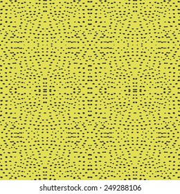 Fantasy abstract seamless pattern made with ink. Modern design. Vector illustration.  Simple wallpaper with dots. 