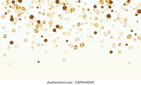 Fantasy Background with Confetti of Glitter Particles. Sparkle Lights Texture. New Year pattern. Light Spots. Star Dust. Explosion of Confetti. Design for Web.