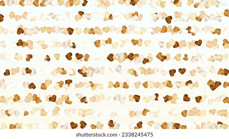 Fantasy Background with Confetti of Glitter Particles. St. Valentine Day. Party pattern. Light Spots. Explosion of Confetti. Glitter Vector Illustration. Design for Cover.