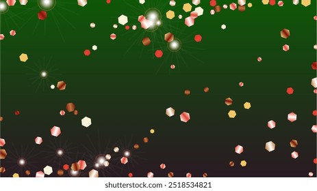 Fantasy Background with Confetti of Glitter Particles. Sparkle Lights Texture. Anniversary pattern. Light Spots. Star Dust. Explosion of Confetti. Design for Web.