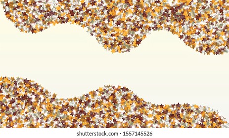 Fantasy Background with Confetti of Glitter Star Particles. Sparkle Lights Texture. Holiday pattern. Light Spots. Star Dust. Christmass Design. Explosion of Confetti. Design for Sale.