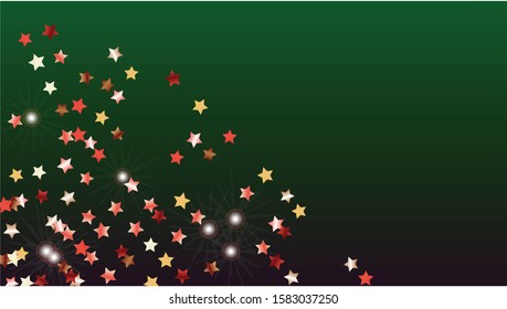 Fantasy Background with Confetti of Glitter Star Particles. Sparkle Lights Texture. Celebration pattern. Light Spots. Star Dust. Christmas Design. Explosion of Confetti. Design for Magazine.