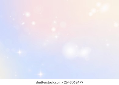 Fantasy background in sparkling stars. Vector illustration for children.sparkling surface, Bright particles on a rainbow background.