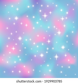 
fantasy background vector illustration. shining stars on the gradient. for cover, paper, children's party