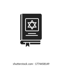 Fantasy book black glyph icon. Fantastic fiction idea thin line illustration. Imaginary worlds novels. Pictogram for web page, mobile app, promo. UI UX GUI design element.