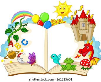 Fantasy Book Cartoon