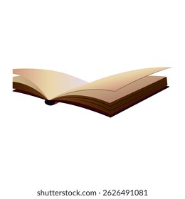 Abertura de livros de fantasia. Ilustração vetorial