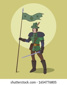 personaje fantástico. personaje de juego. ilustración de carácter
