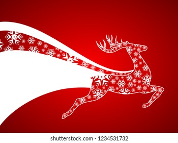 fantasy Christmas card layout