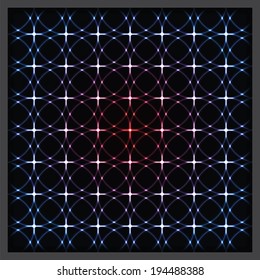 Fantasy circles background. Colorful abstract geometry. EPS 10.