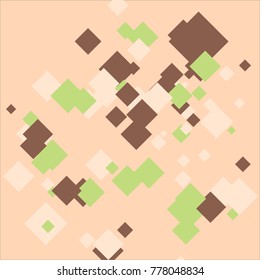 fantasy colored white green brown squares
