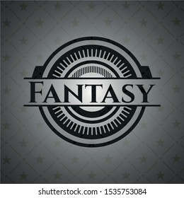 Fantasy dark emblem. Vector Illustration. Detailed.