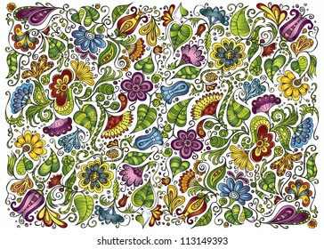 fantasy decorative floral background