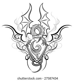 Fantasy Dragon Insignia