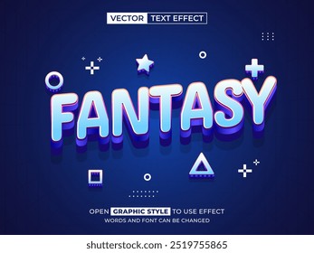 fantasy editable text, font effect, 3d text for title
