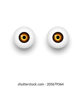 Fantasy eyes fire or demon