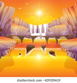 Fantasy Falls and River Bridge