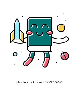 fantasy fiction color icon vector. fantasy fiction sign. isolated symbol illustration