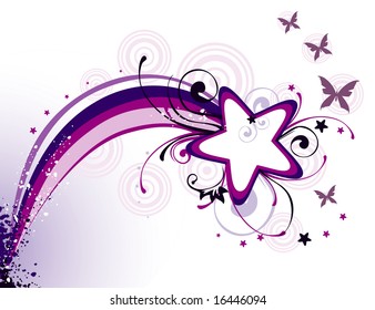 fantasy floral vector