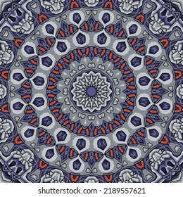 Fantasy-Blume Mandala Hintergrund
