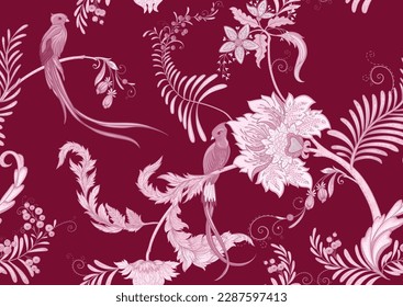 Premium Photo  Embroidery floral abstract fantasy pattern design