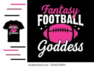 Fantasy football goddess t shirt design