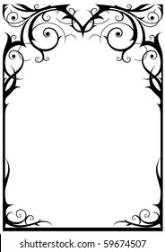 Fantasy Frame With Space For Text